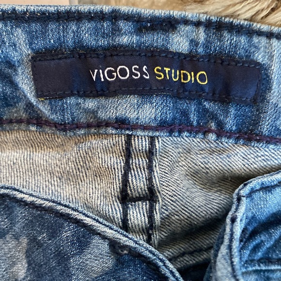 Vigoss Studio size 28 patterned jeans Aztec type style country chic - Picture 3 of 7